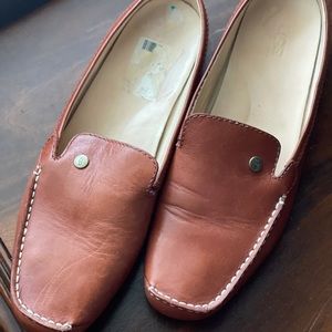 UGG Australia brown leather mule loafer